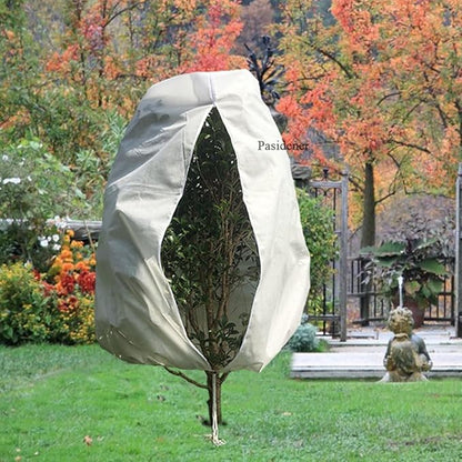 Plant Covers Freeze Protection 2 Packs 70" x60" 2.2oz Tree Covers Frost Plant Covers Freeze Cloth for Outdoor Plants with Zipper Drawstring
