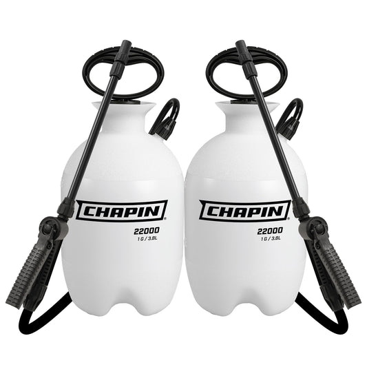 Chapin 1-Gallon Pump Sprayer, Easy Use for Home & Garden, 2pk