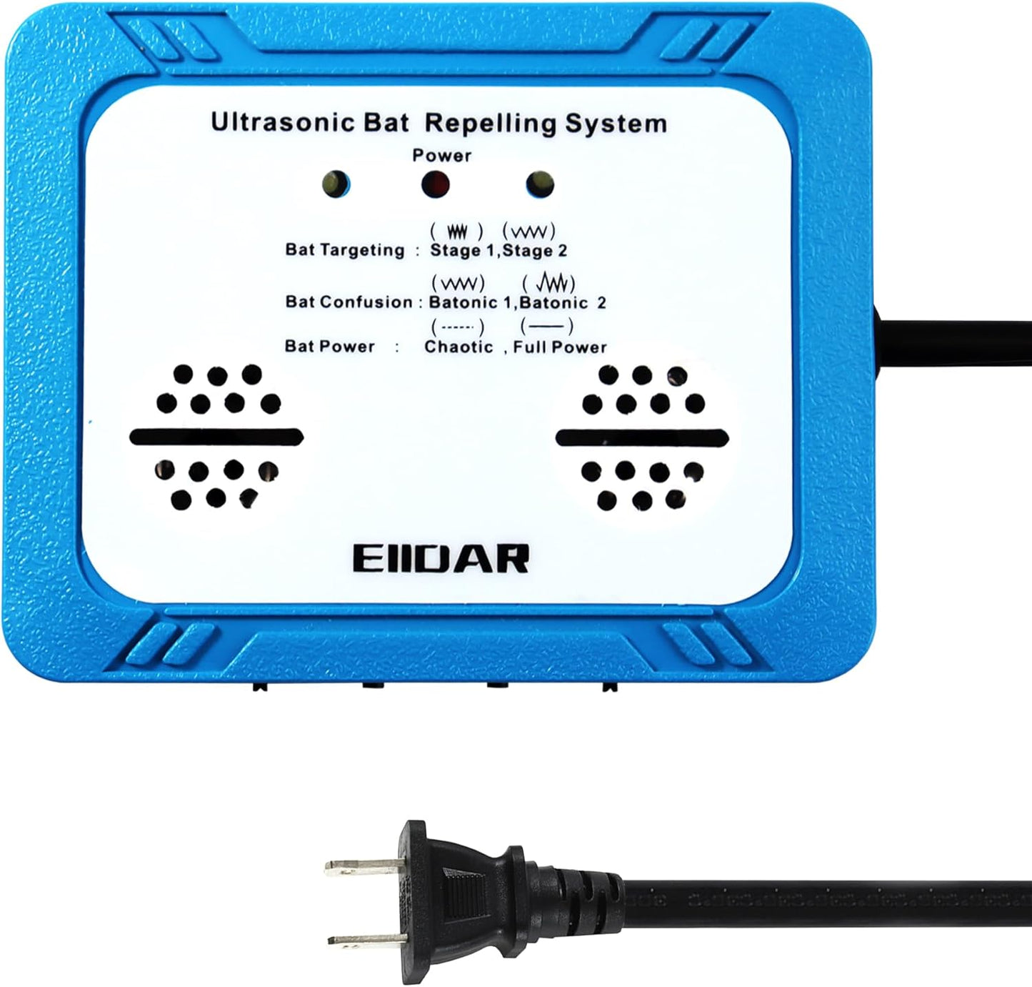 Ultrasonic Bat Repeller - Effective Removal Device for Home & Outdoor - Humane & Pet Safe Deterrent