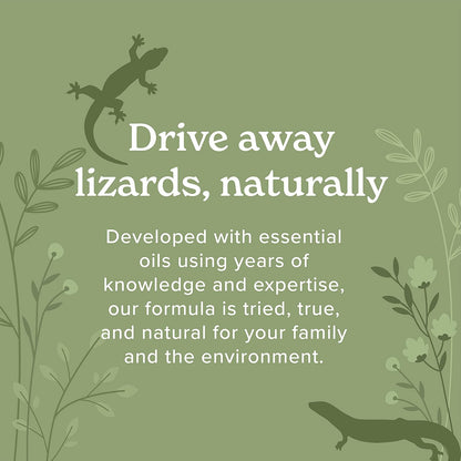 Lizard Control Spray - 32 oz - Natural Peppermint Formula - Indoor & Outdoor Use - Keeps Iguanas Away - Safe Around Kids & Pets