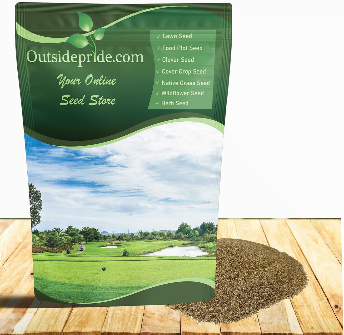 Outsidepride V8 Creeping Bentgrass Seed - 1 lb Fine-Bladed, Premium Quality Turf, Grass Seeds for Smooth Surface, & High-Traffic Areas, Ideal Grass for Golf Courses Putting Greens, & Fairways