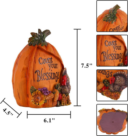 Topadorn Fall Pumpkin House Decor, Pumpkin Decorations Fall Decor for Home-Harvest Festivals & Parties
