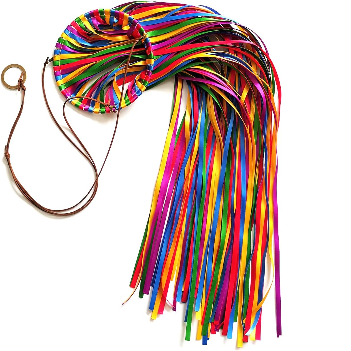 Satin Ribbon Windsock Streamer, Outdoor Decorations for Your Patio, Garden, Yard, Dock and Camper, 41-Inch, WS41-01