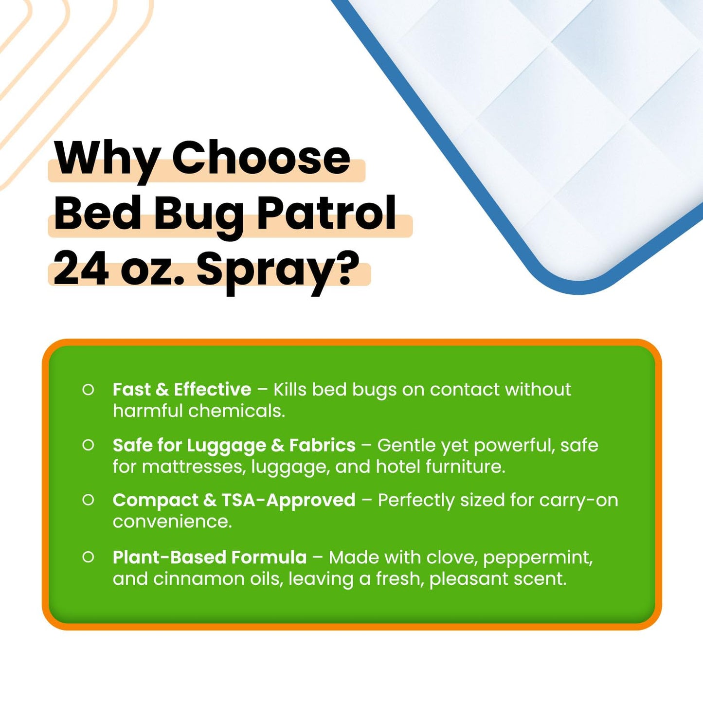 Natural Killer – 24oz Bottle – Child & Pet Safe, Non-Toxic Formula for Home, Office, Vehicles, Mattresses, Couches, Baseboards & More – Eco-Friendly Bed Insect Treatment