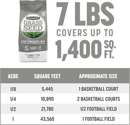 Pennington Contractors Grass Seed Mix Central 7 lb