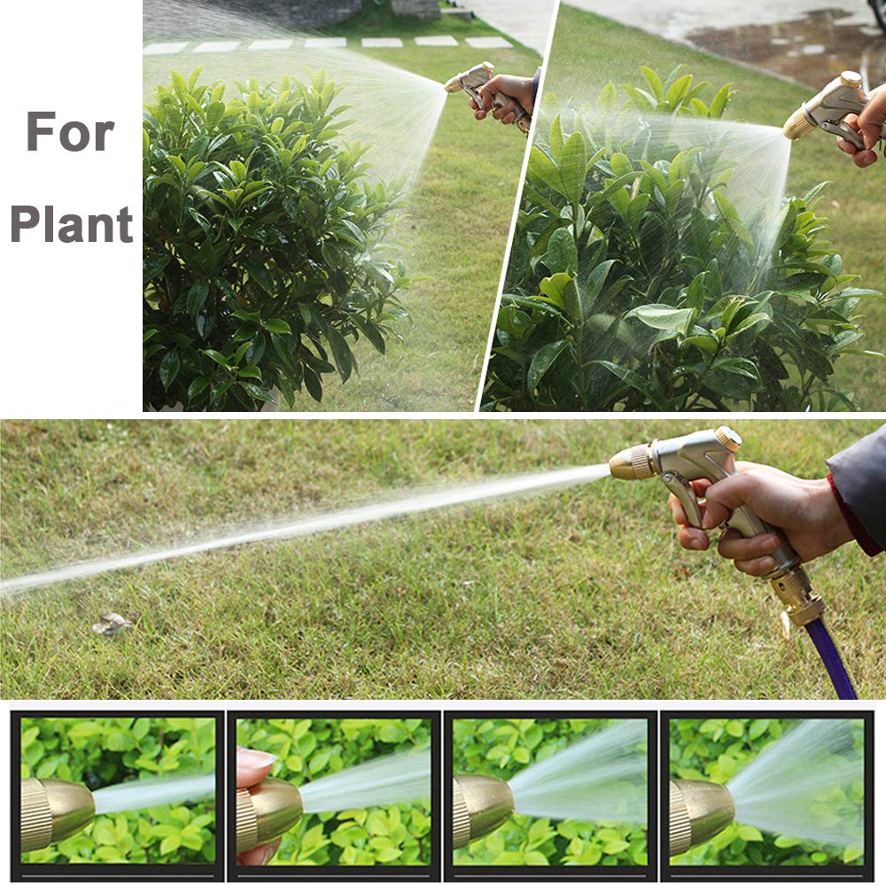 FANHAO Upgraded 100% Metal Garden Hose Nozzle Heavy Duty, High Pressure