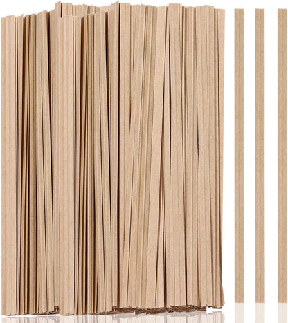 1000 Pcs Twist Ties, Kraft Paper Twist Ties Plant Ties Reusable Bread Ties for Party Cello Candy Coffee Treat Bags Cake Pops (11.8")