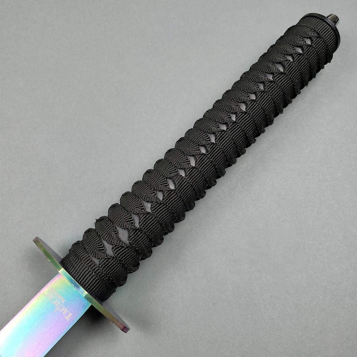 25" Twin Fixed Blade Machetes Set. Spear Style Stainless Steel Blade. for Camping, Hunting, Outdoor Activit Use, Collection, Gift (Rainbow)