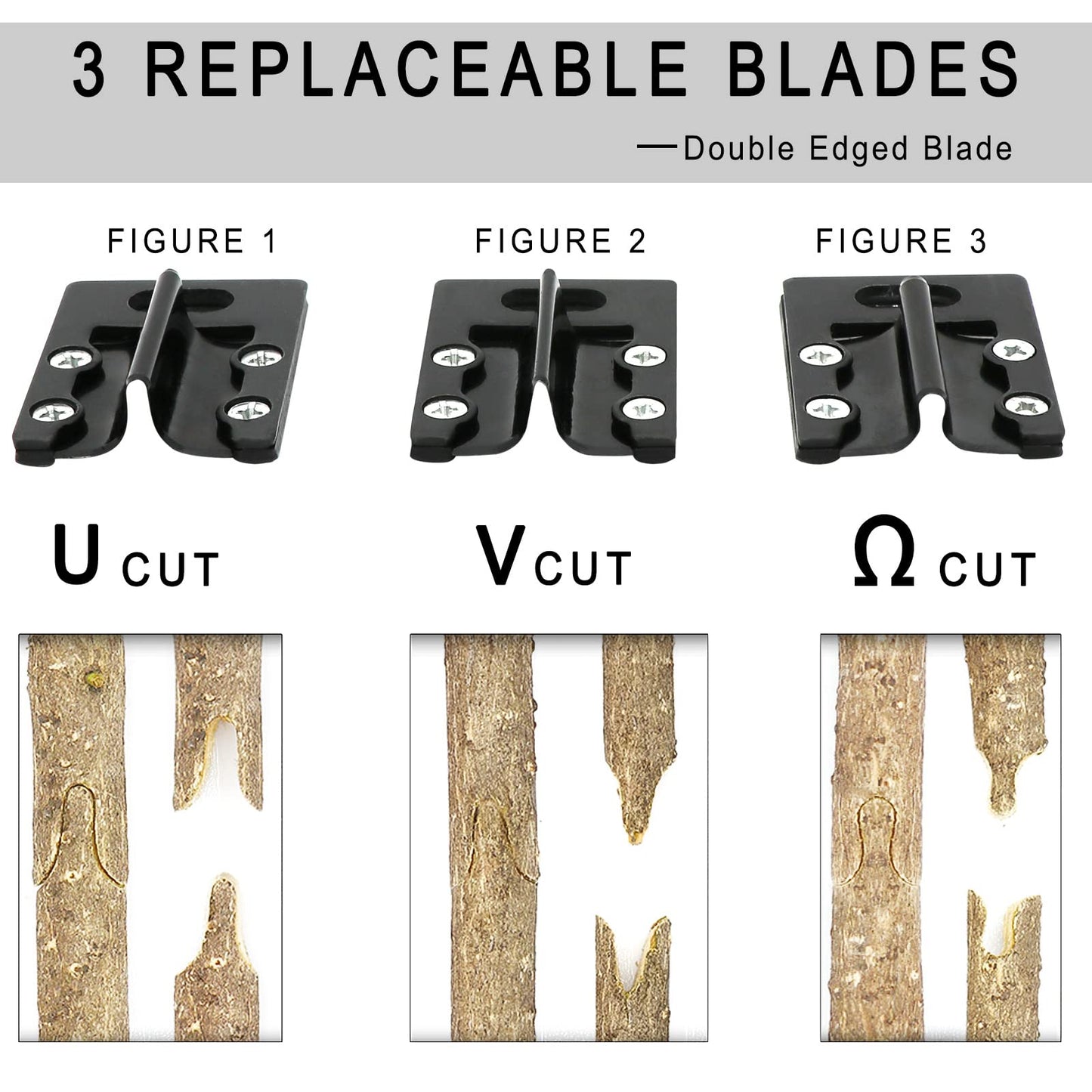 Upgrage Garden Grafting Tools, 2 in 1 Garden Pruning Tools Including Grafting Knife, Pruning
