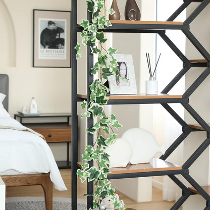 3 Strands Odorless Artificial Ivy Vines Kit, 71" Silk Ivy Garland with Green Leaves, Fake Hanging Plants Greenery Decoration for Bedroom, Windows, Walls, Wedding, Outdoor Decor