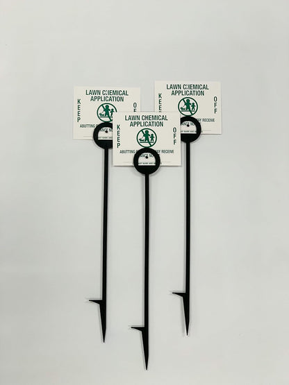 Lawn Treatment Application Stakes & OHIO Signs (Premium Style Stakes / 1,000 pc. Pack)