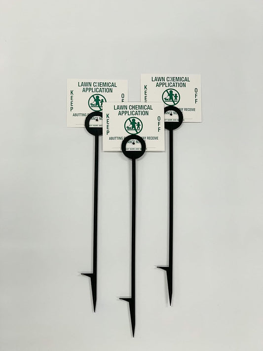 Lawn Treatment Application Stakes & OHIO Signs (Premium Style Stakes / 1,000 pc. Pack)