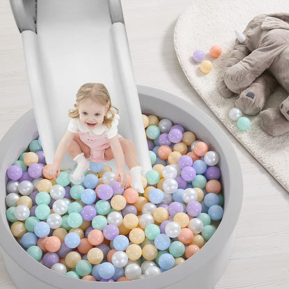TRENDPLAY Plastic Balls for Ball Pits 2.2 Inch, Pack of 50 100 200 500 Hollow Balls, Perfect for Toddler Baby Pools,Party,Festival Decoration