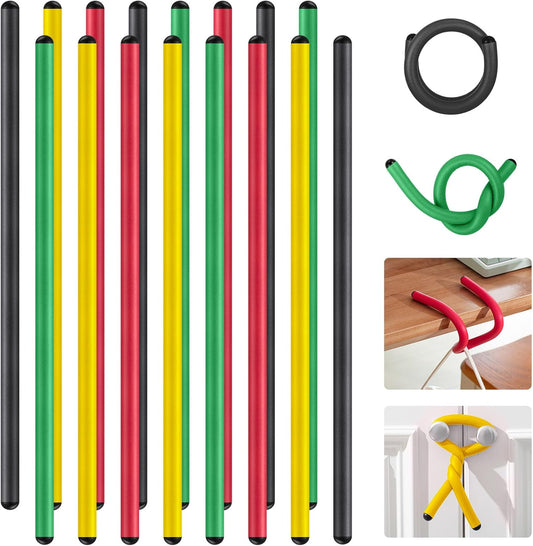 20 Pcs 17 Inch EVA Foam Twist Rubber Ties Reusable Bendable Cable Tie Straps Flexible Heavy Duty