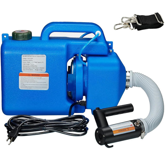 LONYEON 8L Electric ULV Cold Fogger Machine with Backpack Mist Atomizer, Adjustable Flow Rate