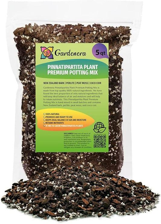 Monstera Pinnatipartita Plant Potting Mix - Enhances Drainage and Prevents Root Rot - 5 Quart