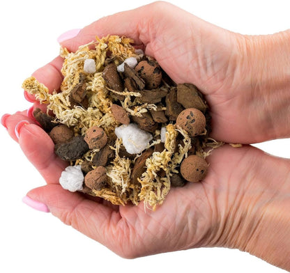 Gardenera Premium PHALAENOPSIS Imperial Orchid Potting Mix - Hand Mixed in Small Batches | Great for Phalaenopsis of All Kinds - 1 Quart Bag