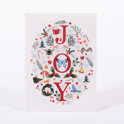 Holiday Joy- Wildflower Seeds Seed Packets - 25 Seed Packs - Perfect Eco-Friendly Gift oo Holiday Card for Gardeners & Friends - Non GMO Seeds