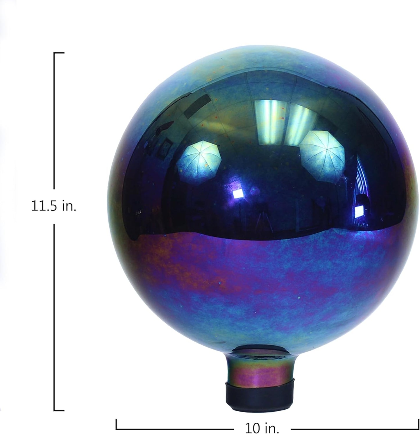 Echo Valley 8106 10-Inch Glass Gazing Globe, Arco Iris