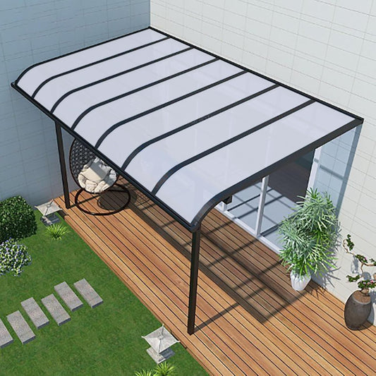 Daylighting Roof Panels Outdoor Sunshade Canopy Panels Greenhouse Panels Not Easy to Deform Easy to Assemble for Outdoor Shed Panels.(Milky White,4x19.7ft)