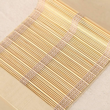 LETAU Wood Window Roman Shades, Bamboo Light Filtering Window Blinds for Indoor Home, Office, Kitchen, Pattern 1