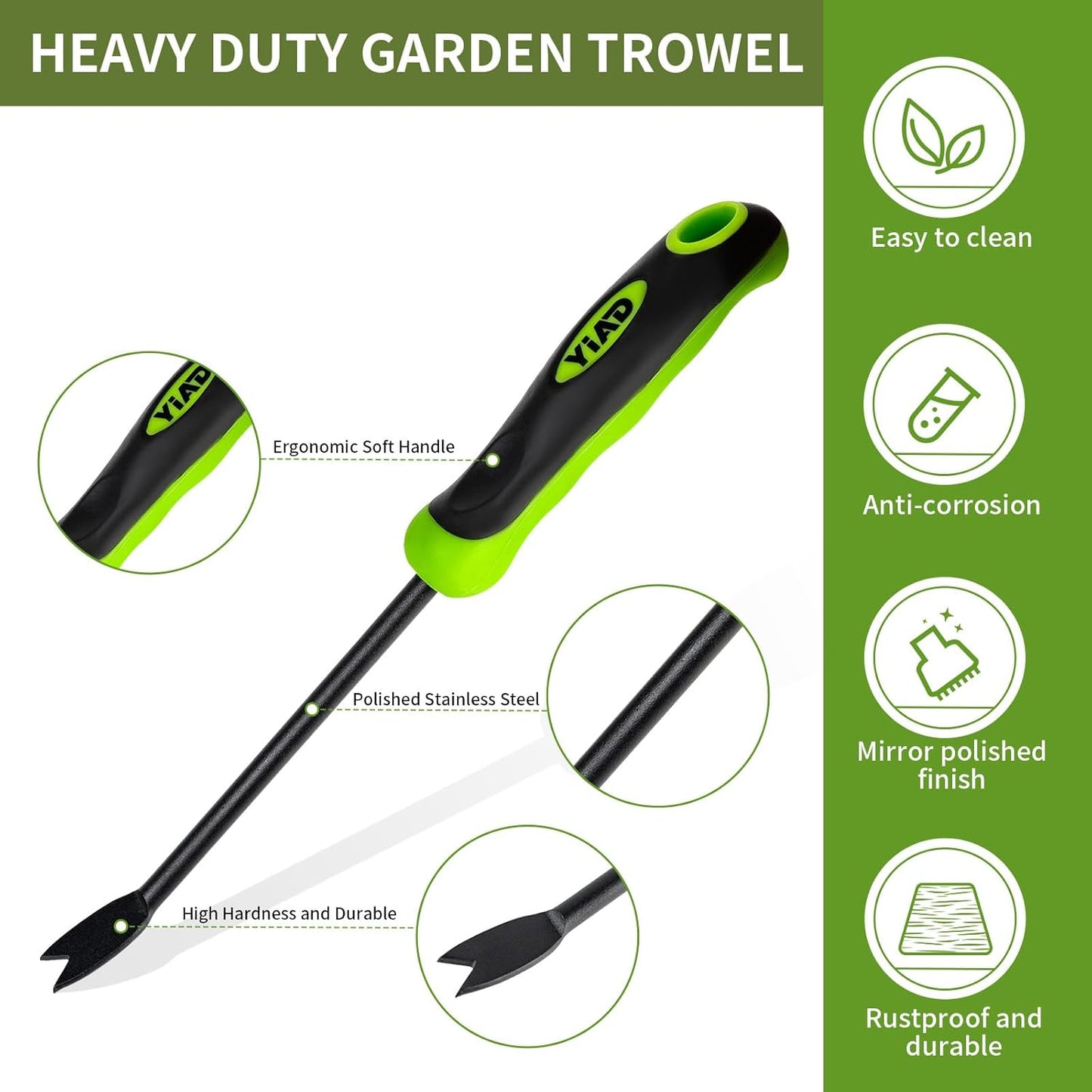 Dandelion Weed Puller Tool, Weed Puller Tool with Ergonomic Handle Garden Weed Remover Tool for Planting, Dandelion Puller Flower and Vegetable Care in Lawn Garden Yard