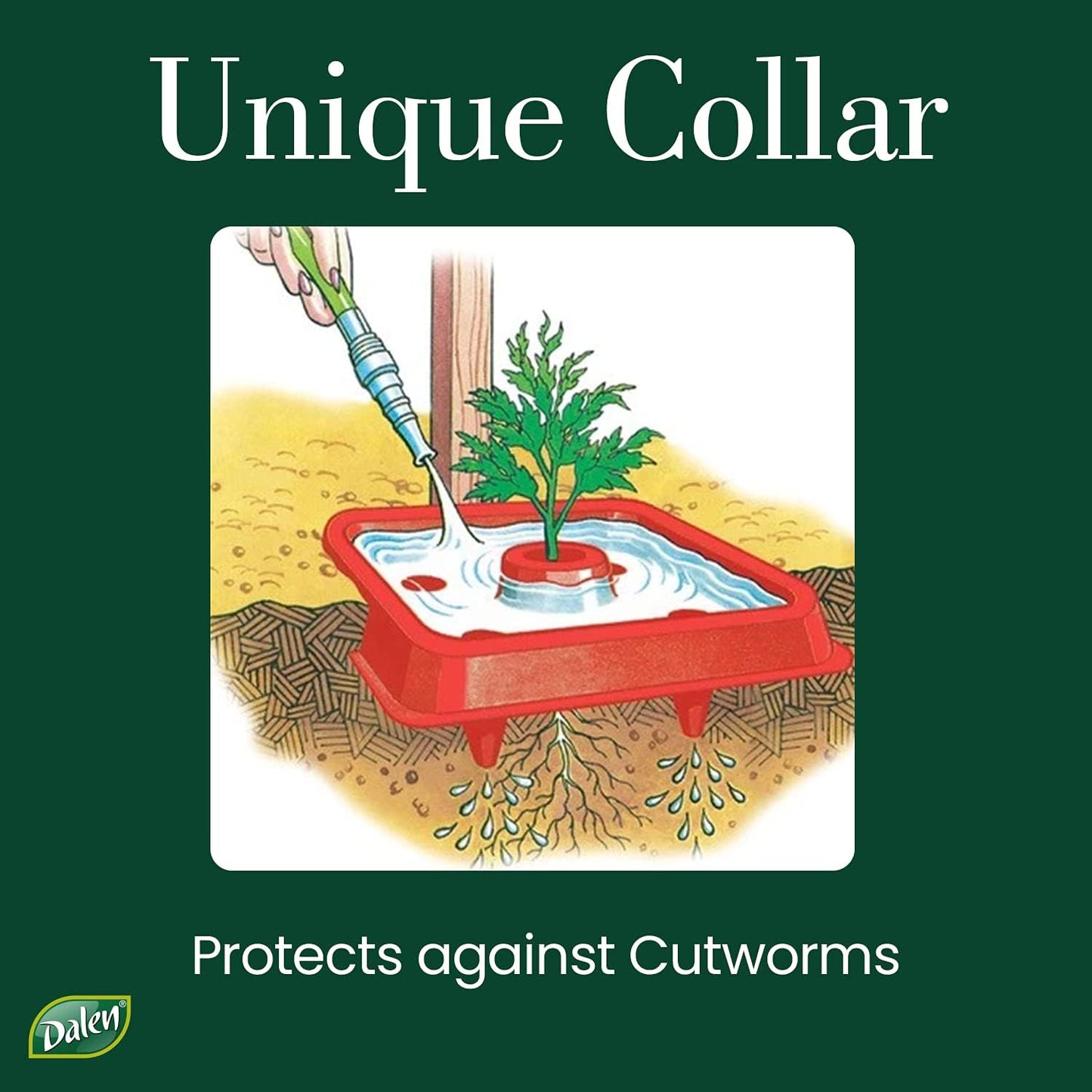 Dalen Gardeneer Tomato Tray Super Boost – Increases Tomato Plant Yield up to 40% – Easy to Install – 12" x 12" x 3.5" – Pack of 3