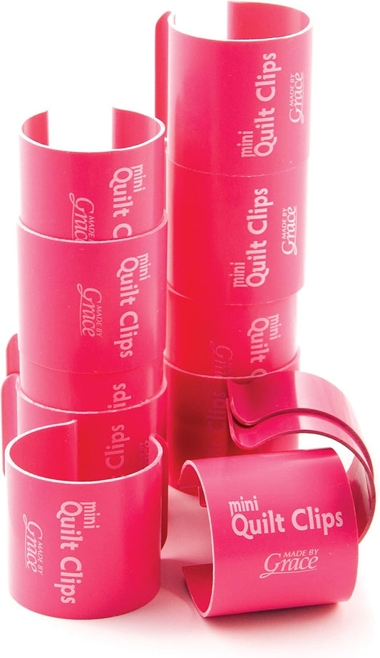 Grace Start-Right Quilt Clips | Rail Clips for Quilting Frames | Fabric Management Quilt Clips for