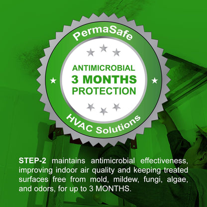 PermaSafe HVAC Solutions, Mold Removal & Prevention Treatment, and Indoor Air Quality Enhancer for all System Components and Ductwork