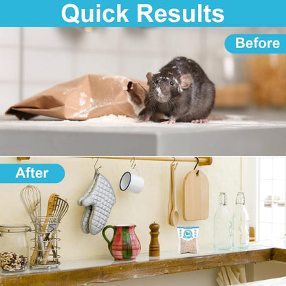 8 Pack Mouse Repellent Pouches with Peppermint Oil, Rodent Repellent, Mice Repellent Indoor& Outdoor, Best Mouse Deterrent, Natural Rat Repellent Indoor - Safe for Pets and Kids