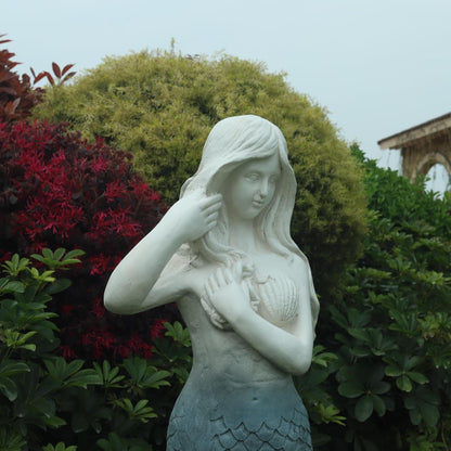 Large 37 - Inch Mermaid Statue Outdoor Decor for Garden, Patio, Yard, Lawn, Porch