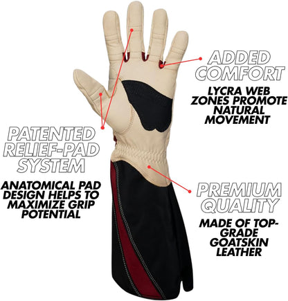 Bionic Women's Rose Pruning Gardening Gloves (One Pair)