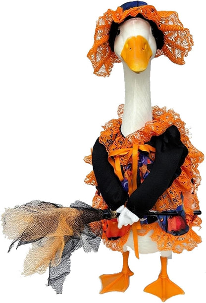 YLYGJGL Halloween Porch Goose Costume Set - 23 Inch White Goose Decor, Carnival Easter Party Outdoor Decoration