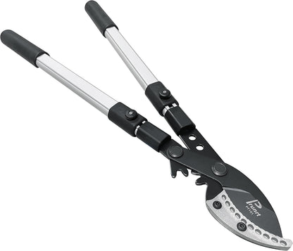 26-41 Inch Extendable Anvil Loppers, Sync Drive Power Lever Tree Trimmers, Telescopic Pruners Heavy Duty, 2 Inch Cutting Capacity