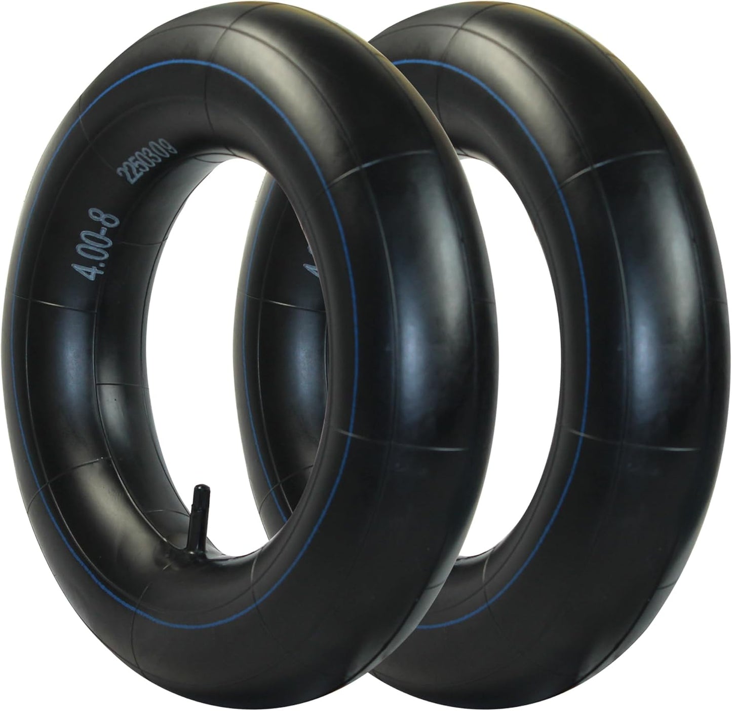 Libereco 2 Pack 4.8/4.0-8 TR13 Straight Valve Inner Tube ¨C Compatible with Lawn Mowers, Carts, Trailers, Wheelbarrows ¨C Heavy Duty Rubber Tube