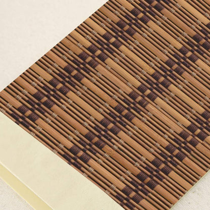 LETAU Wood Window Roman Shades, Bamboo Light Filtering Window Blinds for Indoor Home, Office, Kitchen, Pattern 10