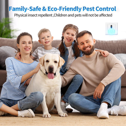 2025 Upgraded Ultrasonic Pest Repellent Indoor Insect Repeller, Pest Control, Repellent Roach, Mouse, Bugs, Mosquito, Mice, Spider, Ant, Rodent Repellent Ultrasonic Plug in, 3 Mode Switching, 6 Packs