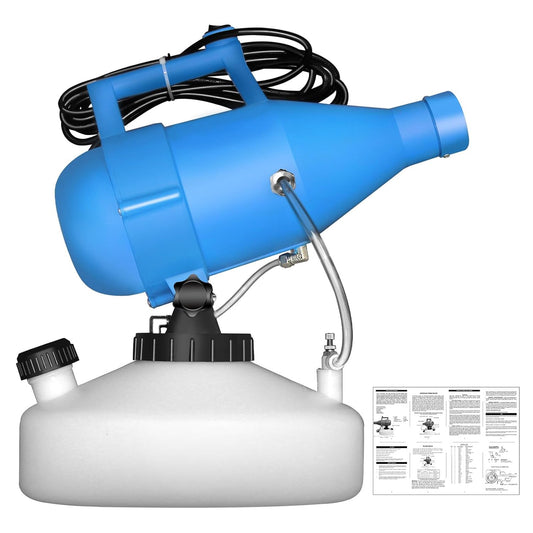 4.5L(1.2Gallon) Portable Electric ULV Fogger Sprayer, 26-32ft Spraying Distance Atomizer Mist Rate
