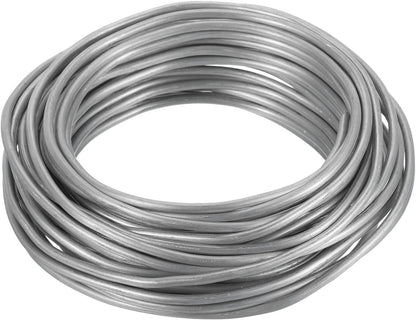 PATIKIL 3.0mm Bonsai Training Wire, Floral Wire Stems Anodized Aluminum Tree Wire 32.8 Feet Total for Gardening Branch Fixing, Silver Tone