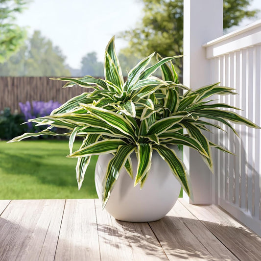 4 Pcs Artificial Greenery Stems Dracaena Faux Branches Artificial Plants Realistic Fake Dracaena