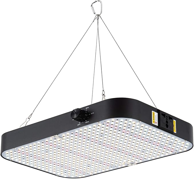 FECiDA 2025 Upgrade Professional LED Grow Light 200 Watts Actual Power, 2x2 ft Grow Gent Light for All Growth Stages, Higher Output, Dimming Function Makes Greater Harvest and Saving Money