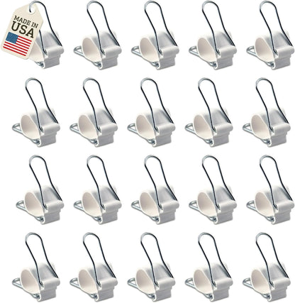 Reusable Plant Clips Made in USA – Orchid Clips, Plant Support Clips & Cord Clips – Heavy-Duty, Weather-Resistant & Durable – Secure Stems, Vines, Wires, Cables, Tomato Plants– Indoor & Outdoor