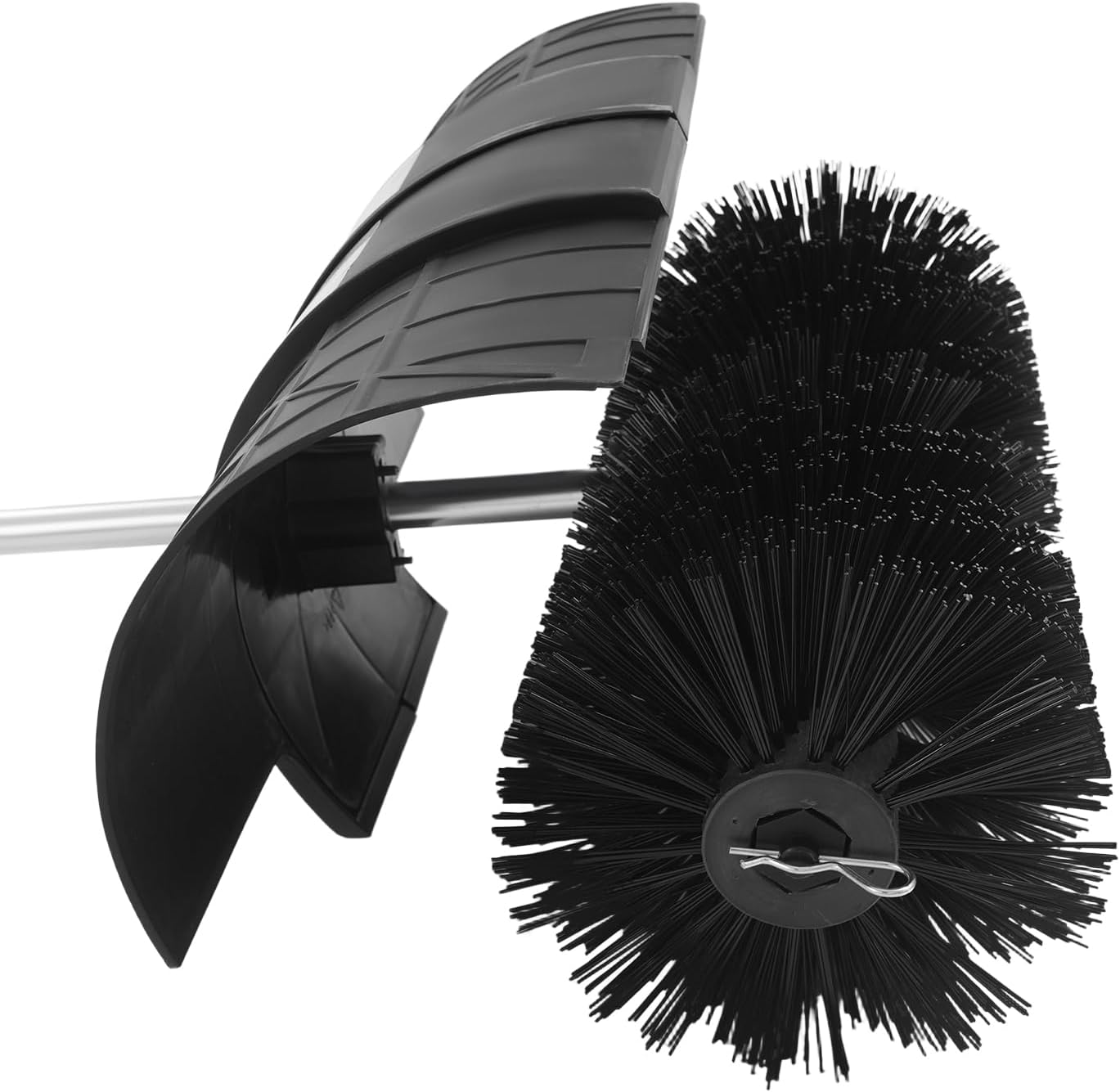 52CC 2 Stroke Gas Backpack Broom Sweeper, 2.3HP Artificial Grass Brush Gasoline Powered Broom, 1700W Outdoor Portable Lawn Sweeper Machine for Cleaning up Boulevard, Driveway, Lawn, Walkway