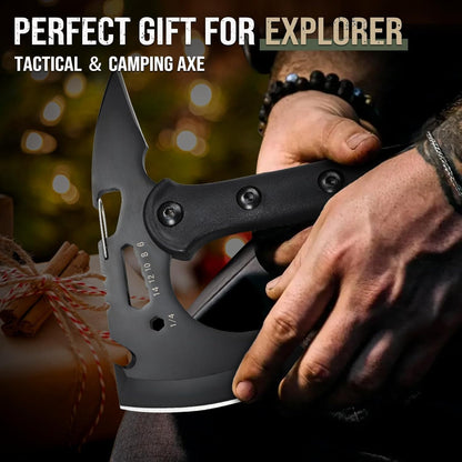Freelander Hatchet, Sharp Outdoor Axe, Portable Camping Axe with Clip and Sheath, Durable Hatchet for Camping, Hiking, and Outdoor Use with Comfortable Handle
