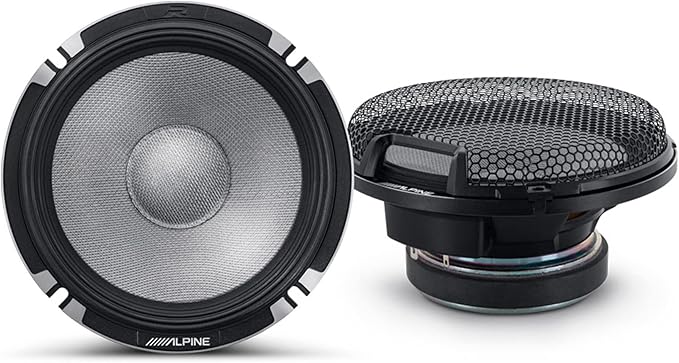 Alpine R2 Speaker Bundle - Two Pairs of R2-S653 6.5" R-Series Pro High-Resolution 3-Way Component