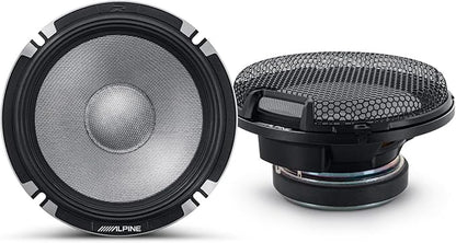 Alpine R2 Speaker Bundle - Two Pairs of R2-S653 6.5" R-Series Pro High-Resolution 3-Way Component