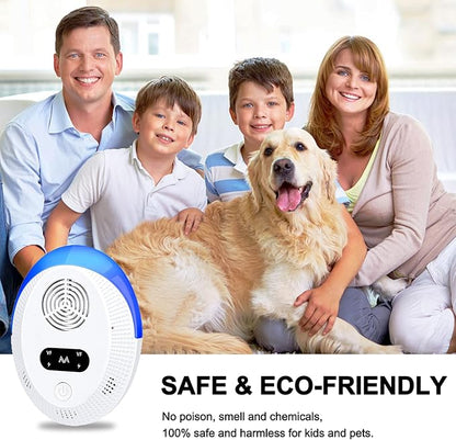 2025 Upgraded Version Ultrasonic Pest Repeller 6 Packs, Mouse Repellent Indoor, Pest Control for Roach Rodent Cockroach Bugs Mosquito Mice Spider Ant Fleas Insects