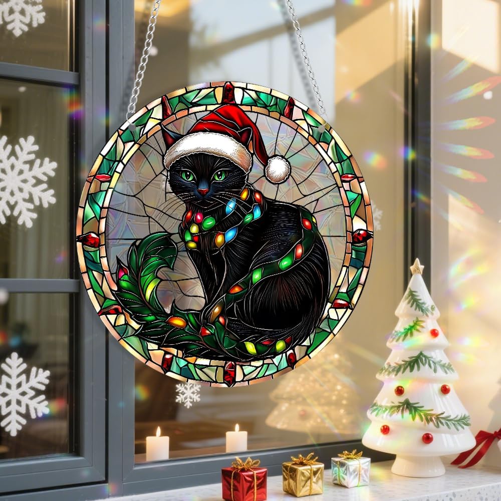 Sun Catchers Indoor Window, Acrylic Rainbow Suncatcher Window Hanging Decoration for Living Room Bedroom Summer Home Balcony Ornaments Decoration