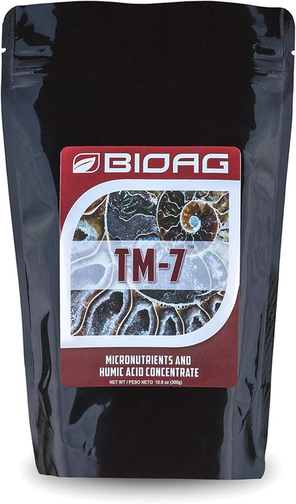 TM7 Organic Humic Acid Soil Conditioner Plus Essential Micronutrients, Dry Amendment for All Plants, S B Co Cu Fe Mn Mo Zn (300 Grams)