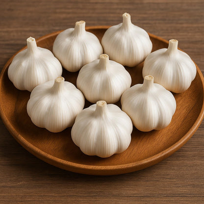 Garlic Bulbs for Seed - Fresh California SOFTNECK Garlic for Planting - Grow Your Own Garlic (10 Bulbs)